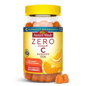 Nature Made gomitas vitamina C sin azúcar 100 unidades