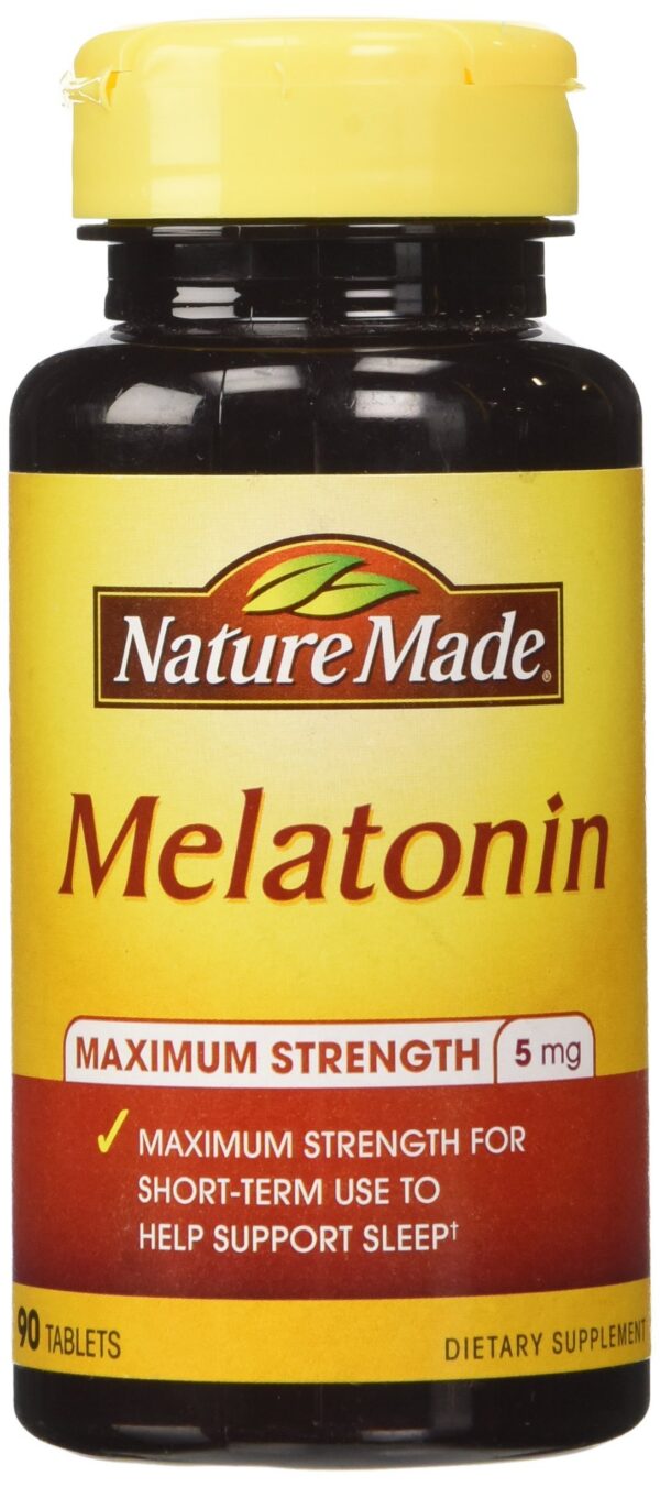 Version 1.0.0 Nature Made Melatonina 5mg suplemento sueño 90 tabletas