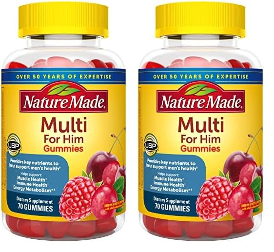 Nature Made Multi for Him gomitas multivitaminas para hombres