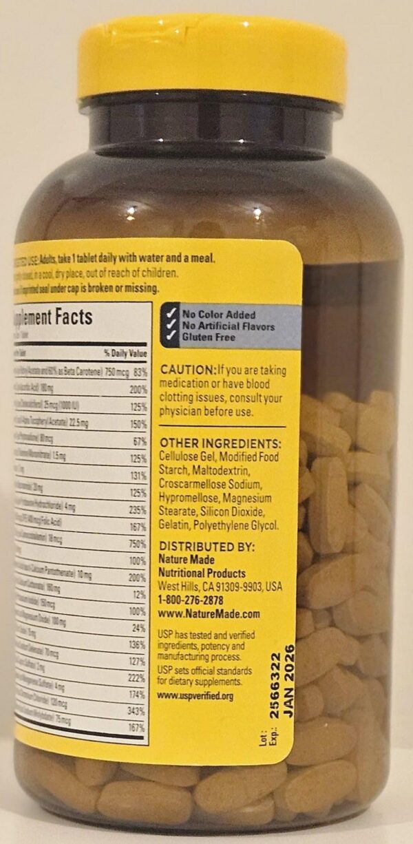 Frasco de 300 tabletas Nature Made