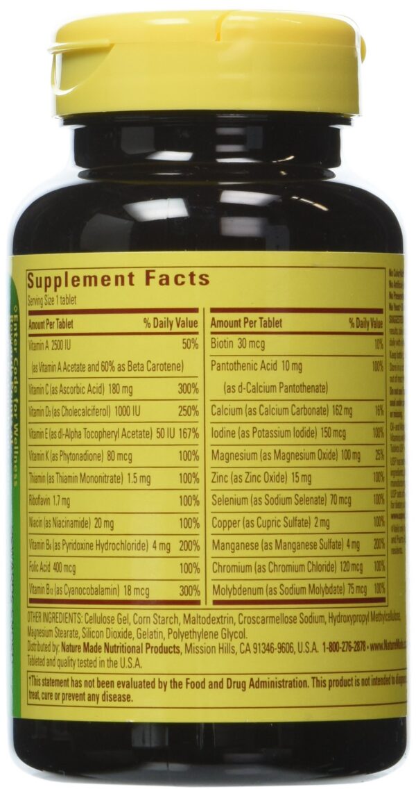 Etiqueta detalle del producto Nature Made For Him