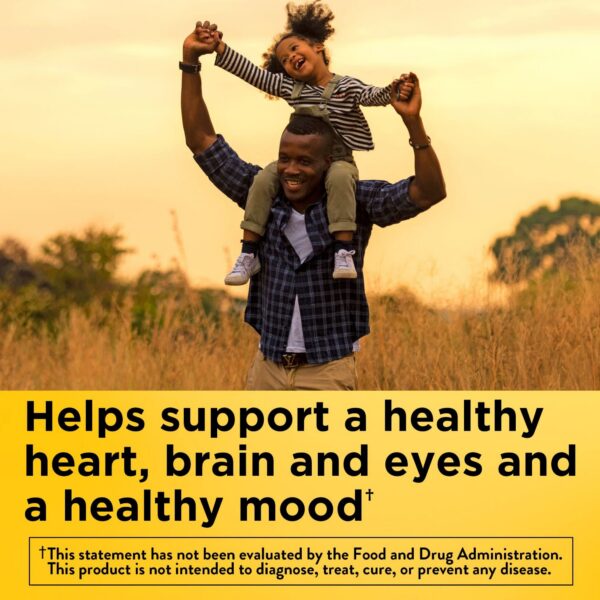 Frasco Nature Made Omega-3 con etiqueta