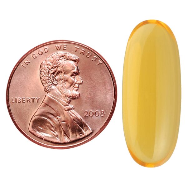 Frasco de Nature Made Omega-3 con etiqueta