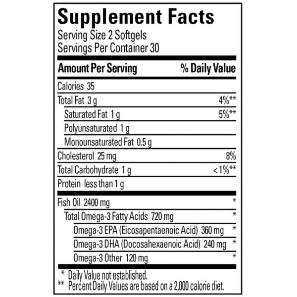 Cápsulas blandas de aceite de pescado