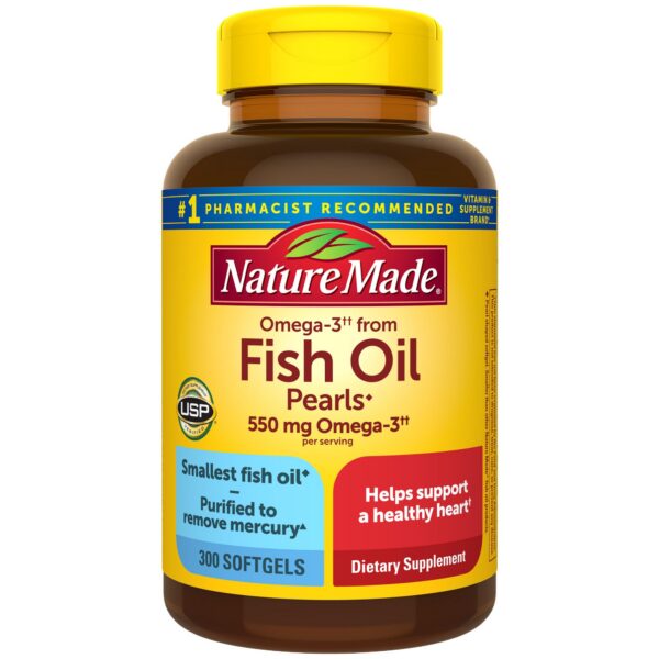 Nature Made Omega-3 frasco frontal