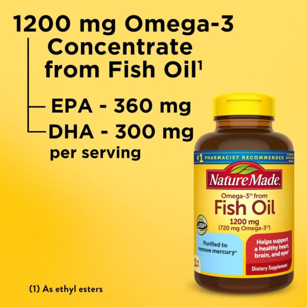 Cápsulas blandas Omega-3 Nature Made