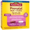 Frente de envase Nature Made Prenatal Vitamin Softgels + Choline