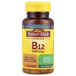 Nature Made vitamina b12 1000 mcg paquete 75 tabletas