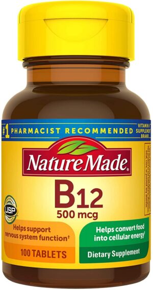 Version 1.0.0 Nature Made Vitamina B-12 tabletas 500 mcg frente