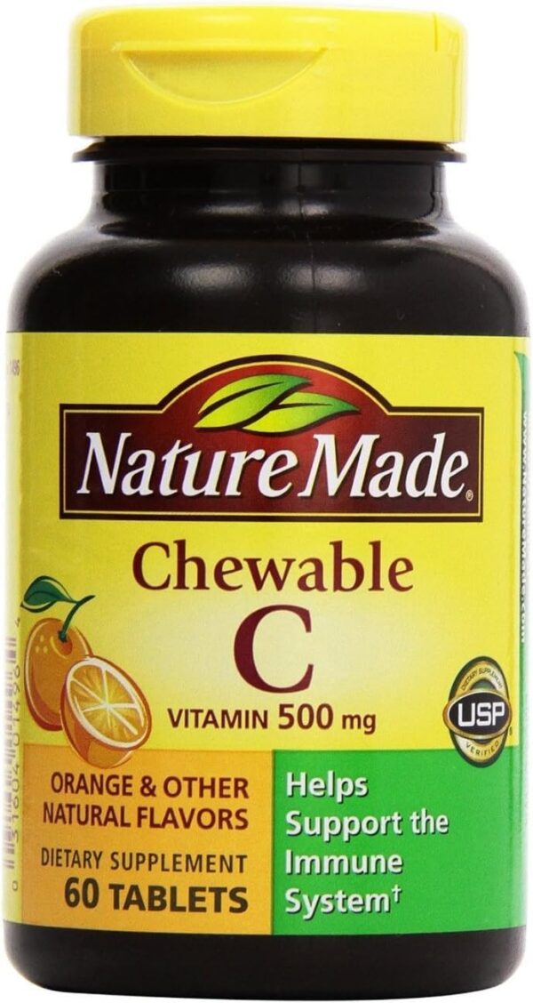 Version 1.0.0 Nature Made Vitamina C 500 mg en tabletas masticables
