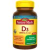 Frasco de Nature Made vitamina D3 1000 UI con 300 tabletas
