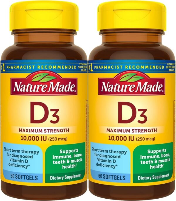 Version 1.0.0 Nature Made Vitamina D3 frasco frontal