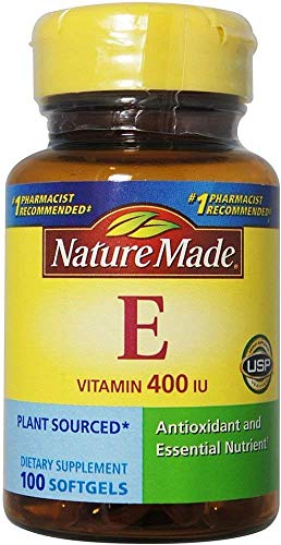 Nature Made vitamina e 400 ui cápsulas blandas origen vegetal