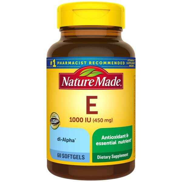 Nature Made vitamina e 450 mg softgels paquete de 3 botellas