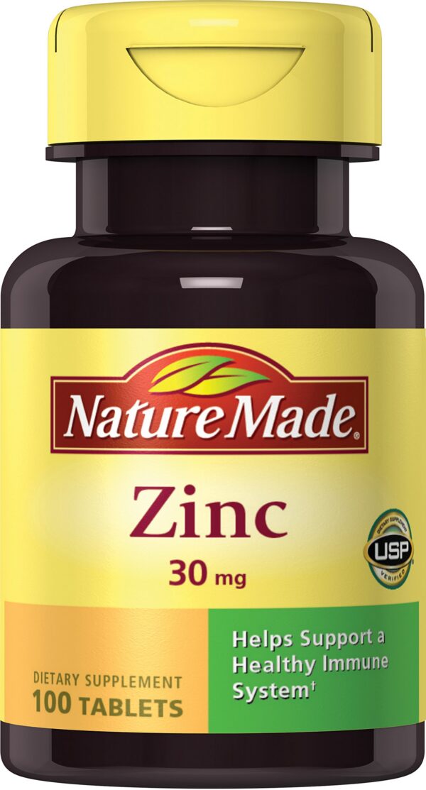 Frasco Nature Made Zinc 30 mg