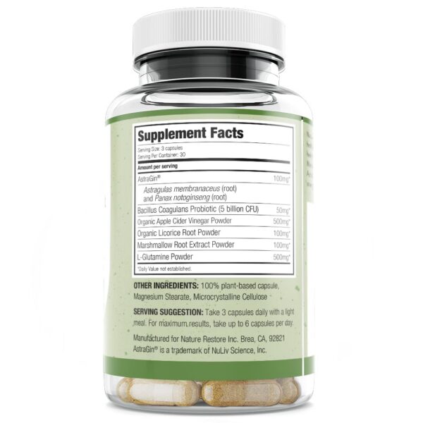 Nature Restore botella suplemento salud gastrointestinal