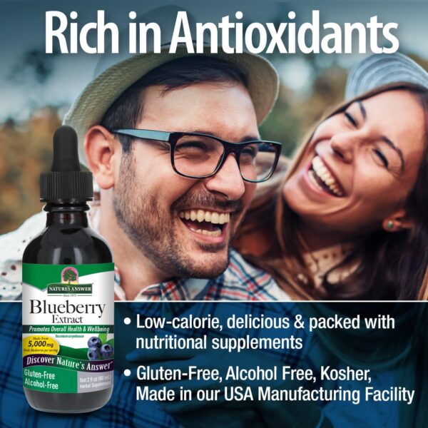 Etiqueta de ingredientes del extracto de arándano