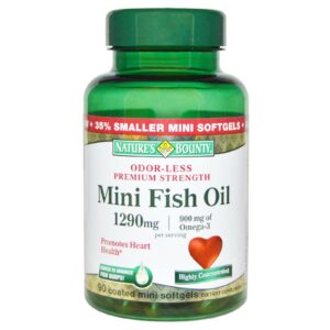 Nature's Bounty Aceite Pescado mini softgels
