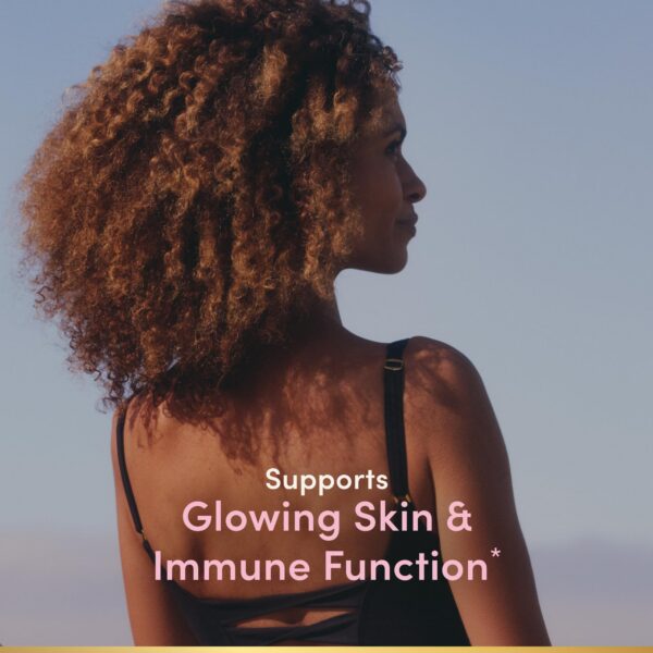 Etiqueta frontal del frasco del suplemento