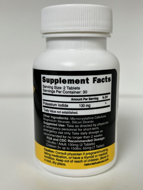 Frasco con tabletas Ki Pills 130 mg