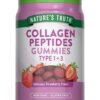 Gomitas de colágeno Nature's Truth para mujeres etiqueta frontal