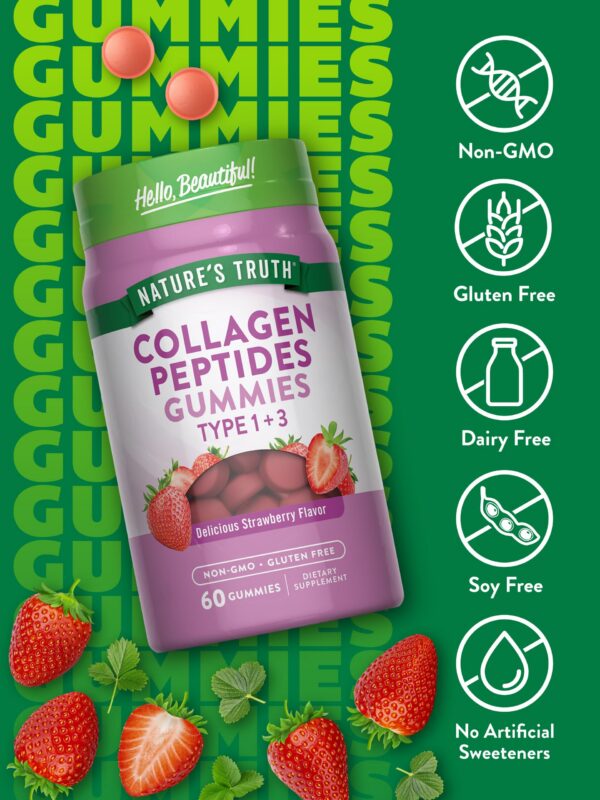 Etiqueta del producto Nature's Truth Collagen Peptides
