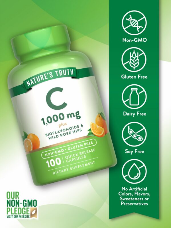 Cápsulas de vitamina C 1000 mg de Nature's Truth