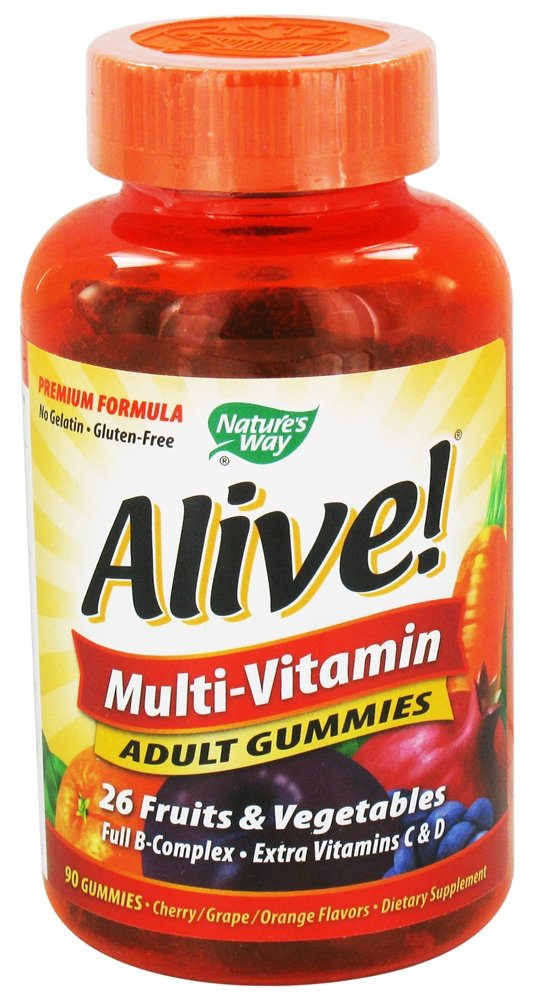 Frente del frasco Nature's Way Alive Multivitamin Gummy