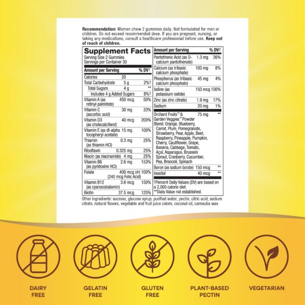 Etiqueta de producto Alive! para mujeres