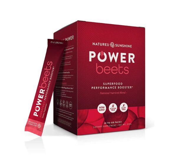 Power Beets frasco y etiqueta