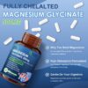 Etiqueta de Nature Target Magnesium Glycinate