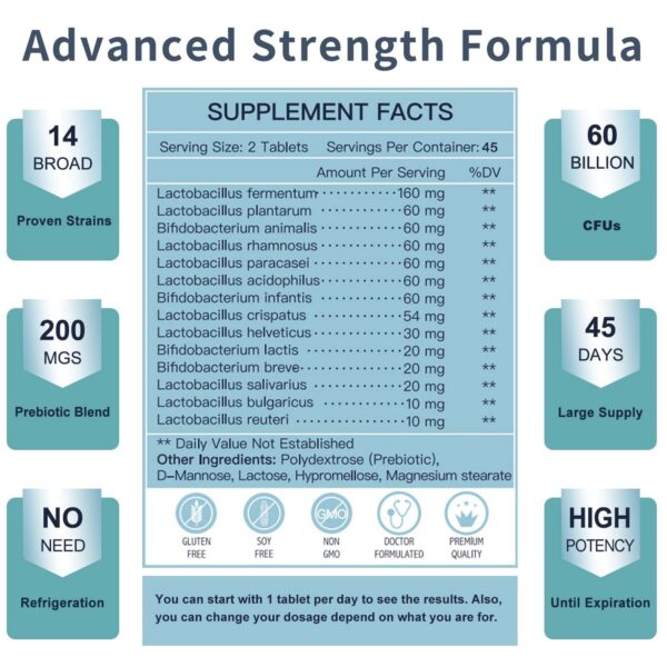 NATURE TARGET probióticos ingredientes y detalles en etiqueta