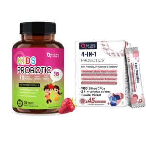 NATURE TARGET probióticos mujeres y niños frasco