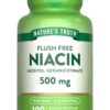 Frasco Nature's Truth Niacina sin rubor 500 mg