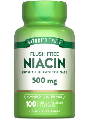 Frasco Nature's Truth Niacina sin rubor 500 mg