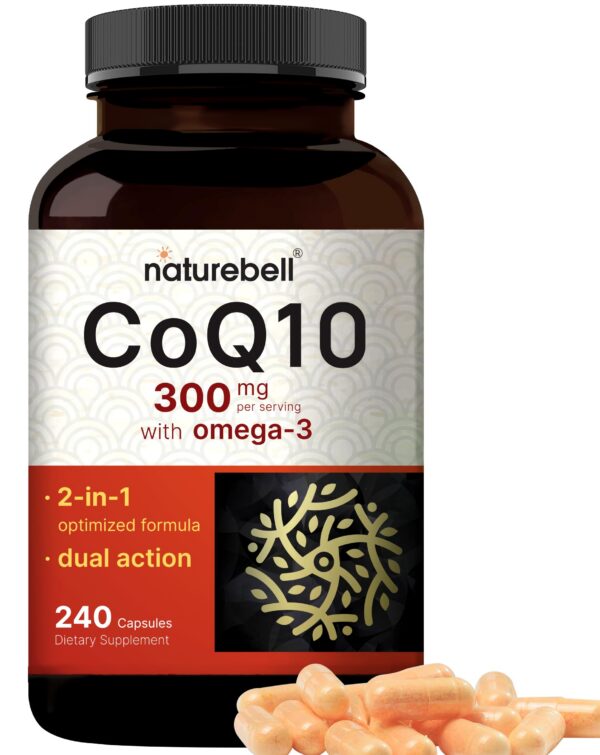 Version 1.0.0 Frasco NatureBell CoQ10 300 mg con Omega-3