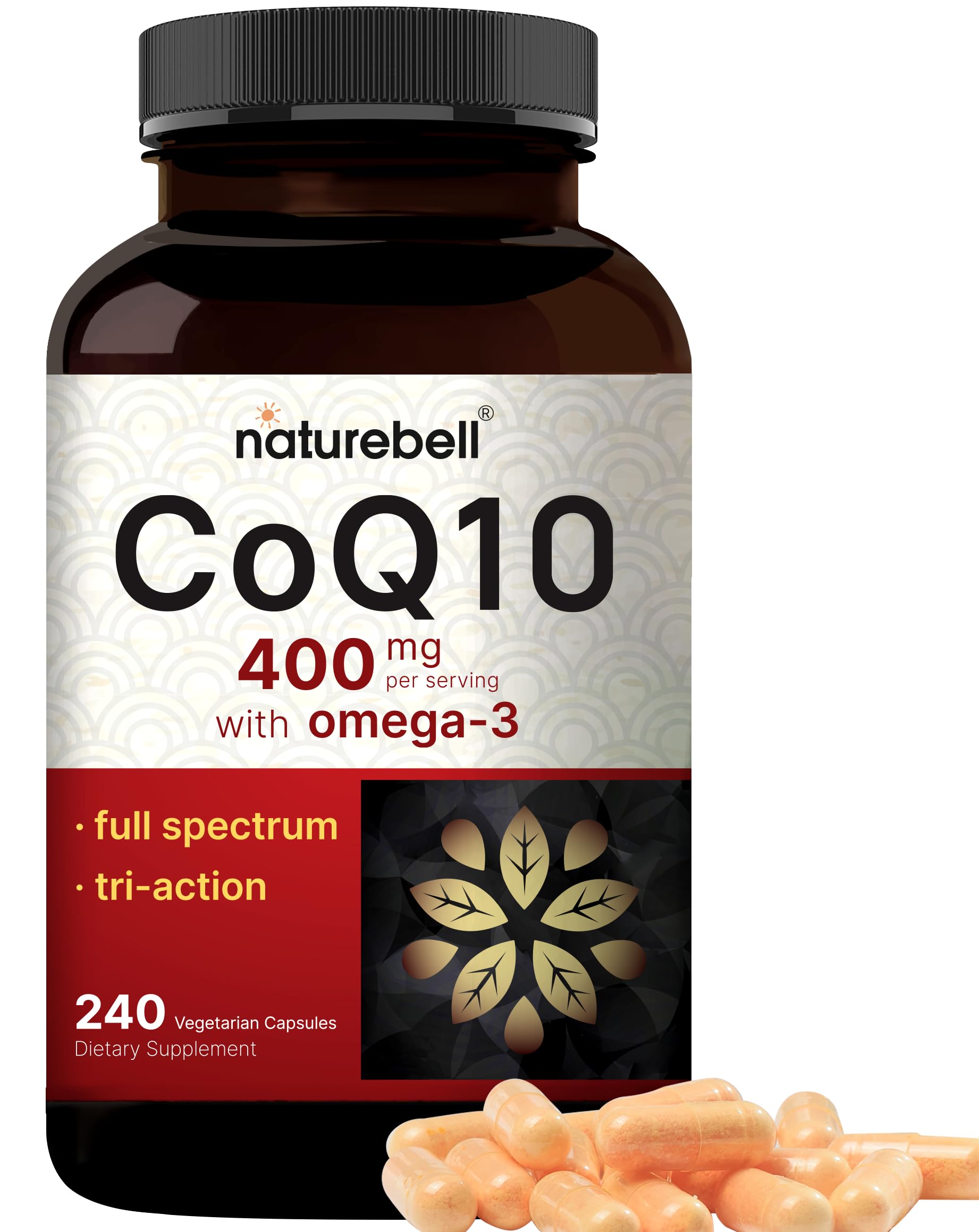 NatureBell CoQ10, 400 mg with Omega-3