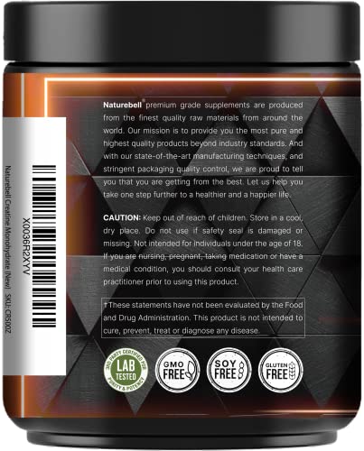 Etiqueta NatureBell Creatine Monohydrate