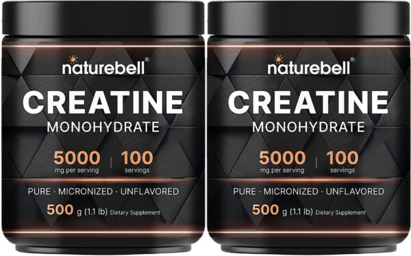 Frasco NatureBell Creatine Monohydrate 500g