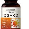 Version 1.0.0 NatureBell D3 K2 frente a etiqueta