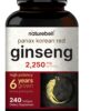 Frasco NatureBell Ginseng rojo coreano 240 cápsulas