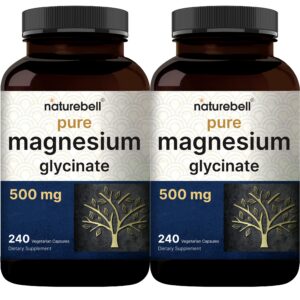 NatureBell glicinato magnesio 500 mg cápsulas