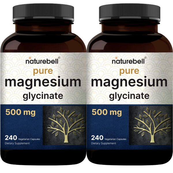 NatureBell glicinato magnesio 500 mg cápsulas