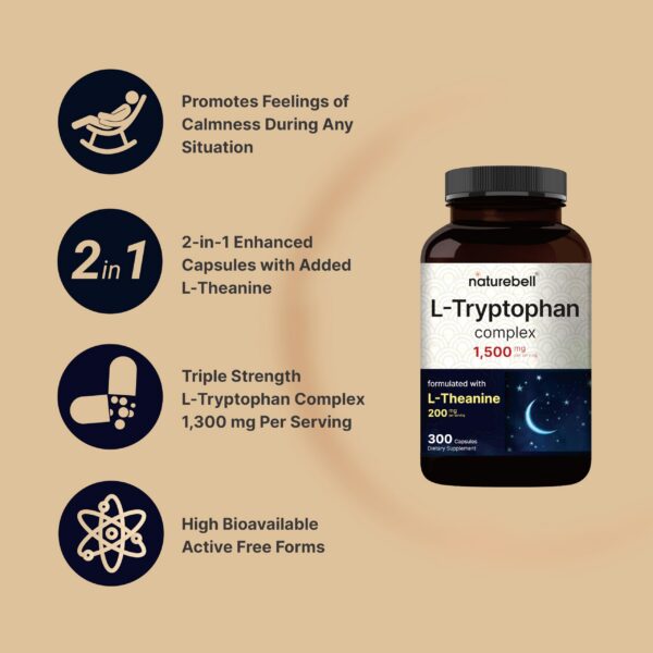 Cápsulas L-Tryptophan 1300mg