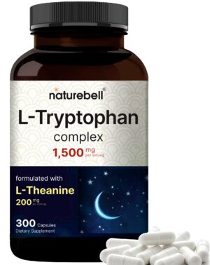 Frente de NatureBell L-Tryptophan 1300mg