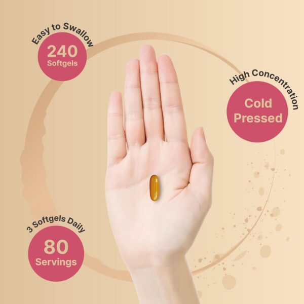 Lecitina de Girasol NatureBell Porciones Softgels