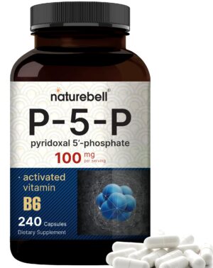 NatureBell cápsulas de vitamina B6 P5P 240 unidades