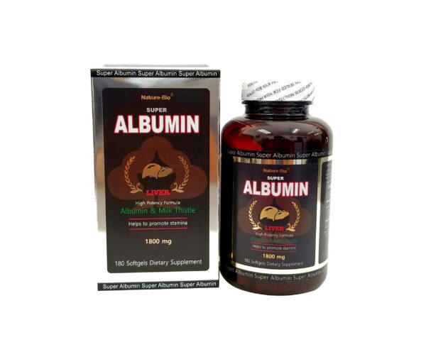 Etiqueta del producto Nature-Bio Super Liver Albumin