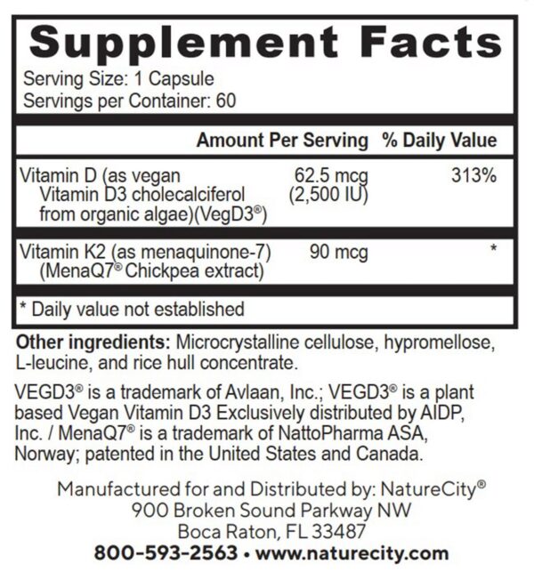 Version 1.0.0 Etiqueta de NatureCity TrueK2D3