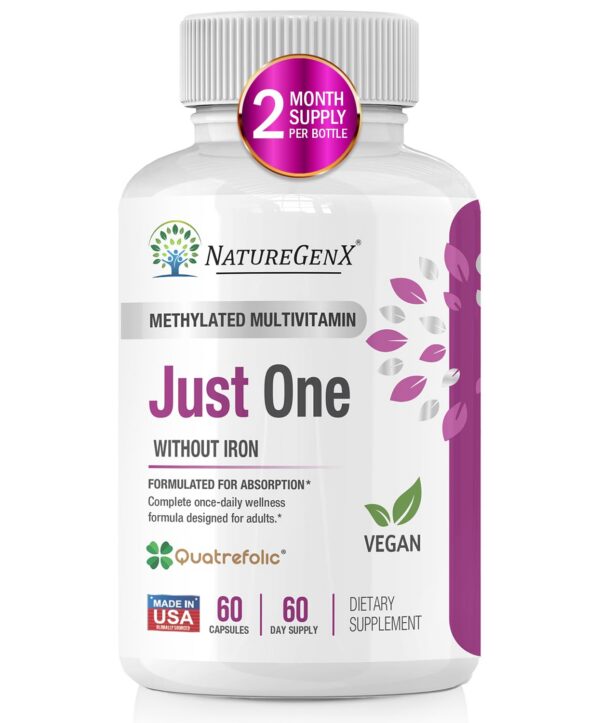 Tabletas NatureGenX multivitamin metilado frente